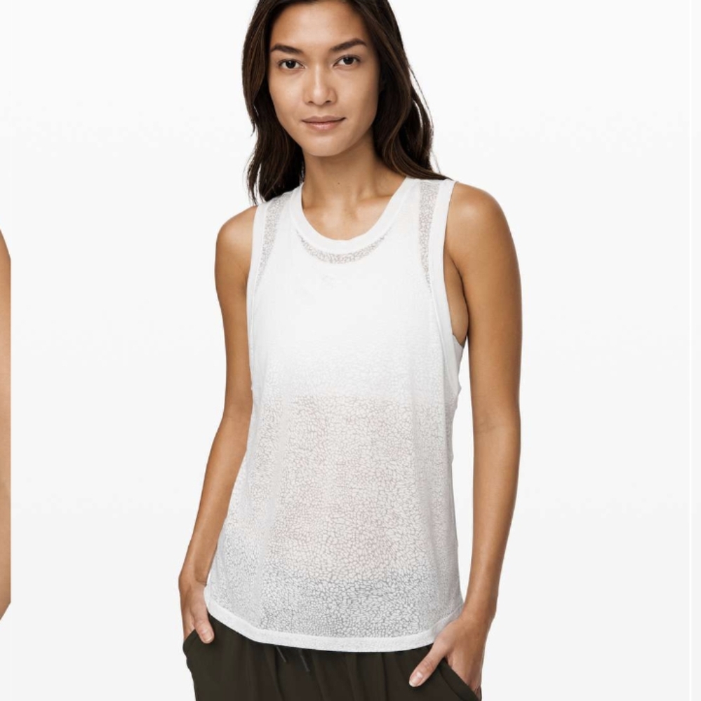 Lululemon Timeless Classic Tank Polar Shift Veil White
